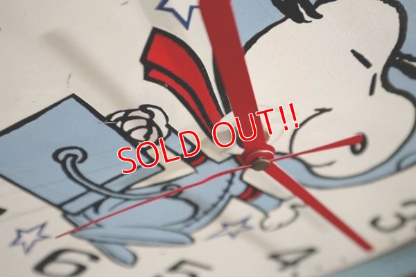 画像8: ct-190501-04 Astronaut Snoopy / Wall Clock