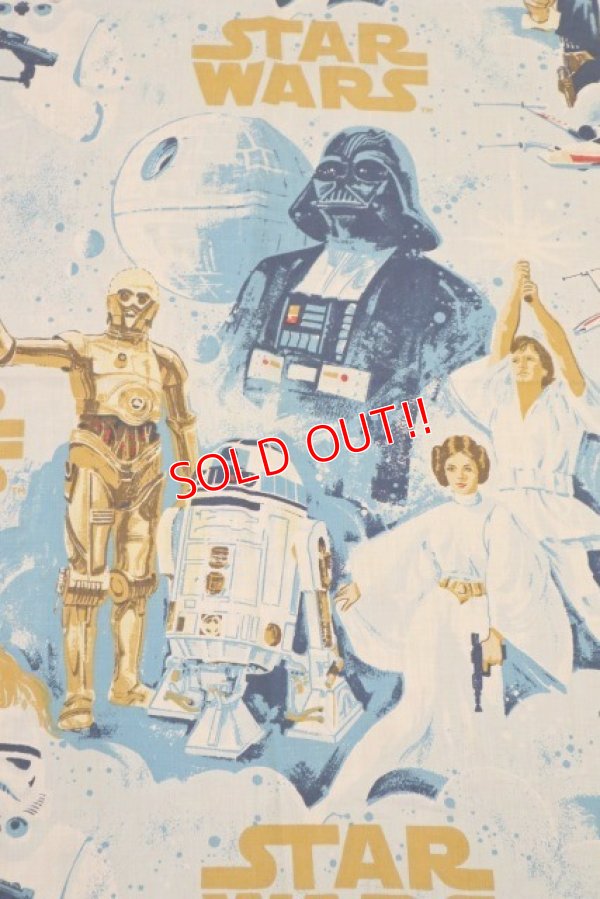 画像3: ct-190402-45 STAR WARS / 1970's Flat Sheet(Twin size)