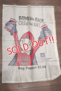 dp-190501-02 Budweiser / BUD MAN 1980's Trash Bags