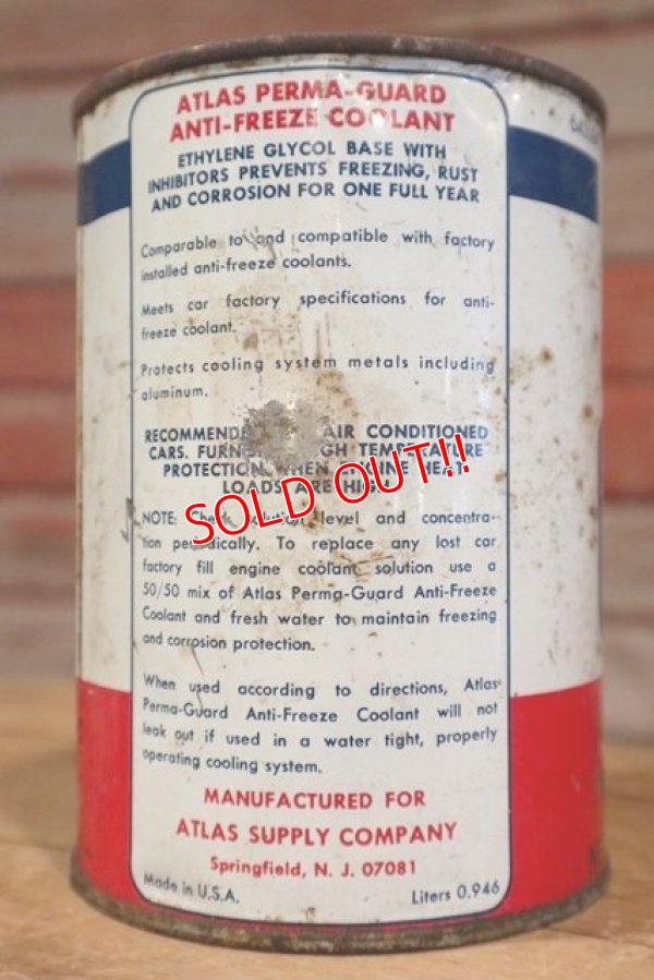 画像4: dp-190401-09 ATLAS / 1950's Perma-Guard Anti-Freeze Oil can