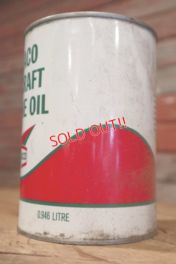 画像3: dp-190401-09 TEXACO / 1960's Air Craft Engine Oil Can