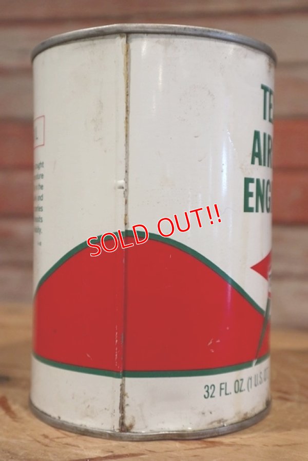 画像4: dp-190401-09 TEXACO / 1960's Air Craft Engine Oil Can