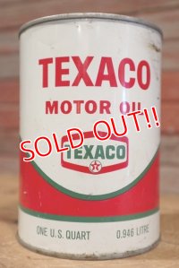 dp-190401-09 TEXACO / 1960's Motor Oil Can
