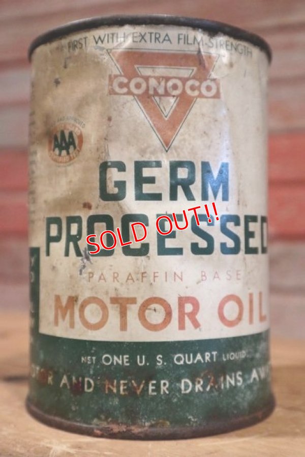 画像2: dp-190401-09 CONOCO / 1950's Motor Oil Can 