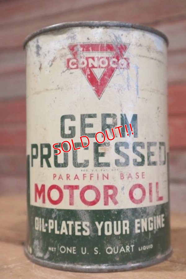 画像1: dp-190401-09 CONOCO / 1950's Motor Oil Can