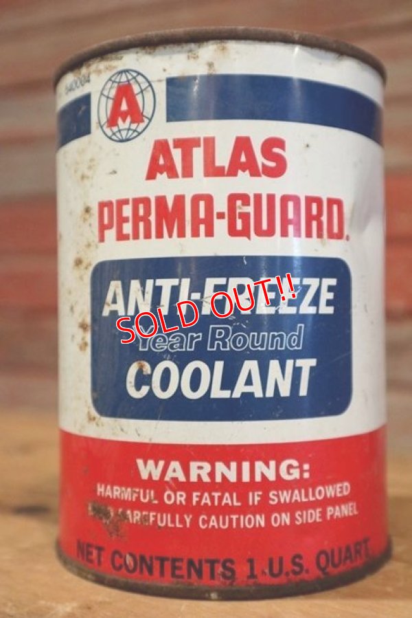 画像1: dp-190401-09 ATLAS / 1950's Perma-Guard Anti-Freeze Oil can