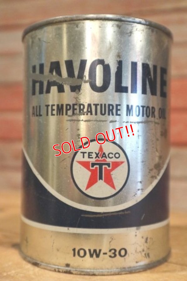 画像1: dp-190401-09 TEXACO / 1950's HAVOLINE Oil Can