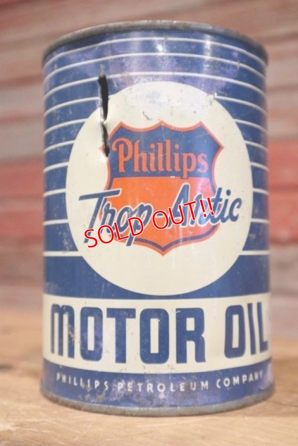 画像1: d-190401-09  Phillips 66 / 1QT Motor Oil Can