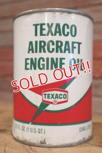 dp-190401-09 TEXACO / 1960's Air Craft Engine Oil Can