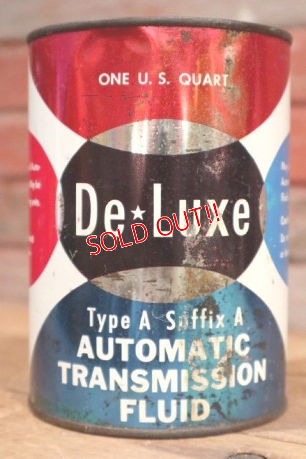 画像1: dp-190401-09 De Lux / Automatic Transmission Fluid Can