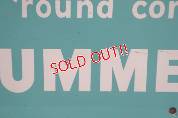 画像5: dp-190508-02 General Electric / "SUMMER COOLING" 1950's Metal Sign