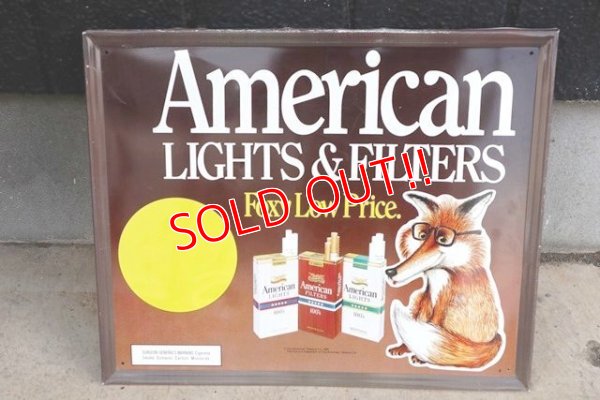 画像1: dp-190508-10 American Light & Filters / Tobacco 1990's Metal Sign