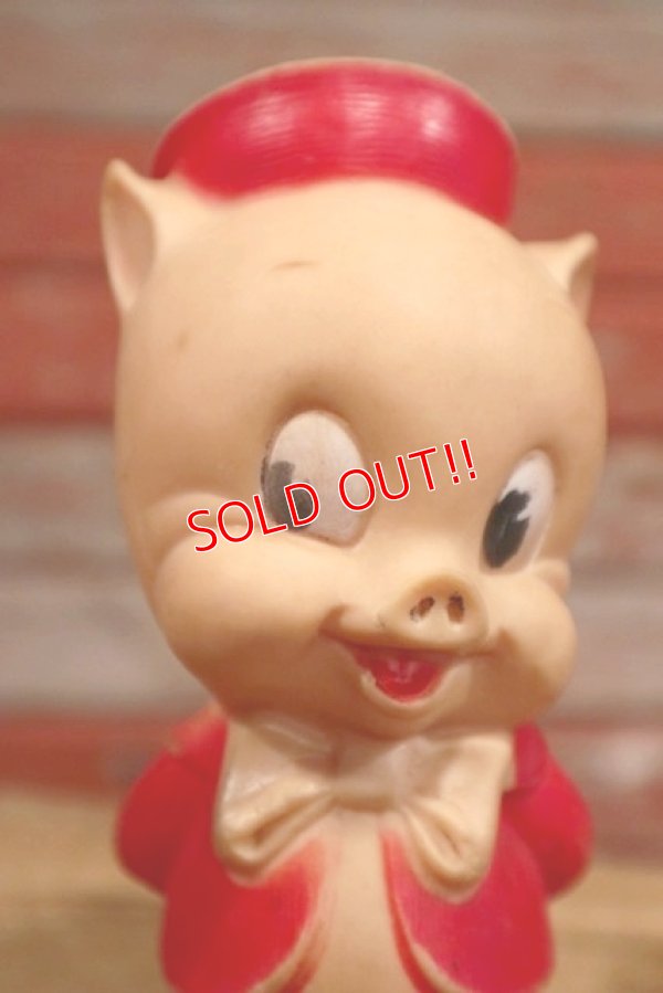 画像2: ct-190501-24 Porky Pig / Sun Rubber 1950's Soft Vinyl Doll