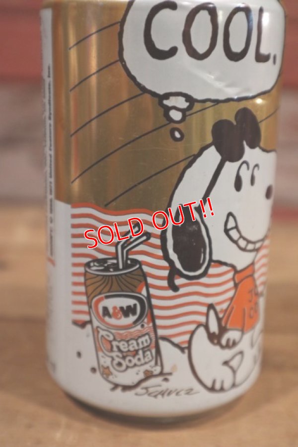 画像3: ct-190501-52 Snoopy / A&W 1990's Cream Soda Can