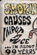 画像2: ct-190401-09 Smoking Causes Impotence...in about 99 Years  / Plastic Sign (2)