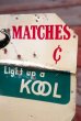 画像3: dp-190508-09 KOOL / 1950's Cigarette Display Match Holder