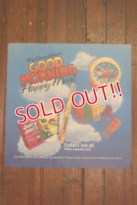 ct-190501-51 McDonald's / 1990 Translite "Good Morning Happy Meal"