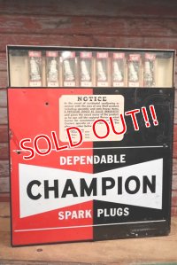 dp-190508-05 CHAMPION / 1960's Spark Plugs Cabinet