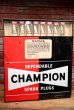 画像1: dp-190508-05 CHAMPION / 1960's Spark Plugs Cabinet (1)