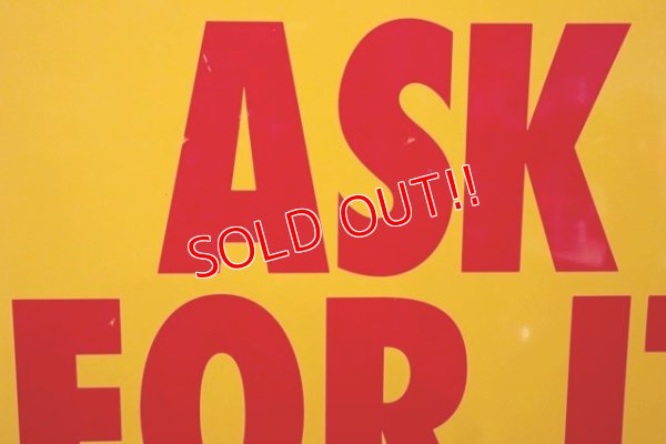 画像6: dp-190508-04 PENNZOIL / "ASK FOR IT" W-side Sign