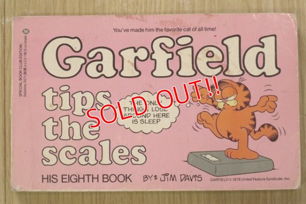 画像1: ct-190522-03 Garfield / 1980's Comic "tips the scales"