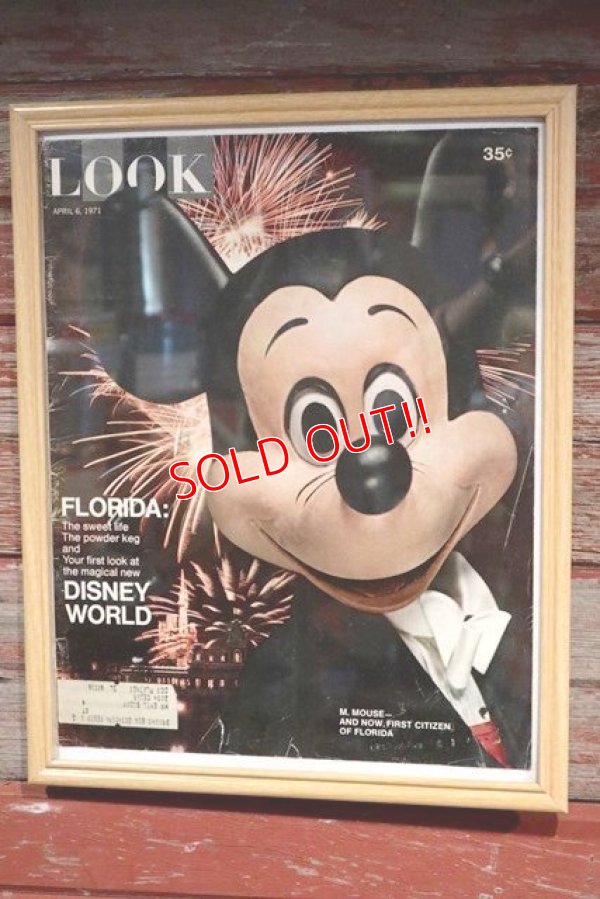 画像1: dp-190601-04 Mickey Mouse / 1970's LOOK Magazine Cover 