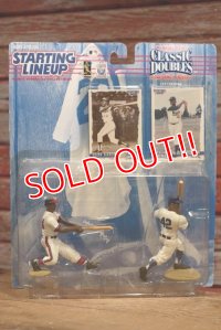 ct-190601-04 STARTING LINEUP / Hank Aaron & Jackie Robbinson 1997 Edition