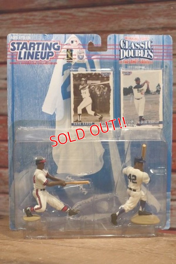 画像1: ct-190601-04 STARTING LINEUP / Hank Aaron & Jackie Robbinson 1997 Edition