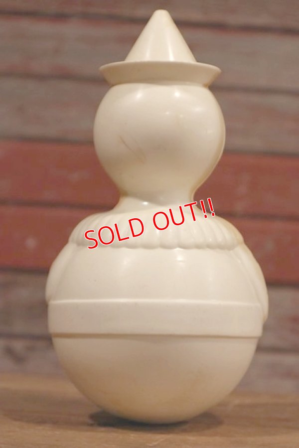 画像6: ct-190605-69 1950's Clown Roly Poly Toy