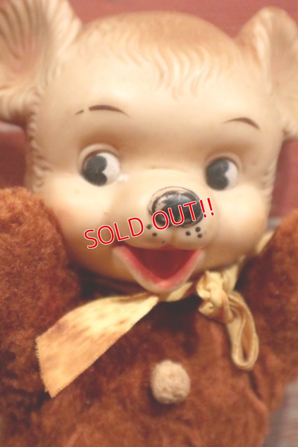 画像2: ct-190605-68 Vintage Bear Rubber Face Doll
