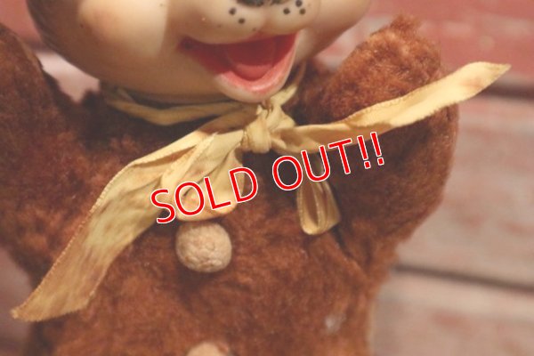 画像6: ct-190605-68 Vintage Bear Rubber Face Doll
