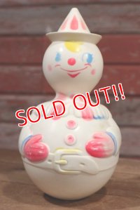 ct-190605-69 1950's Clown Roly Poly Toy