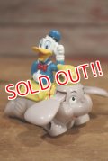 nt-190610-01 Donald Duck & Dumbo / 1990's Wind Up Toy