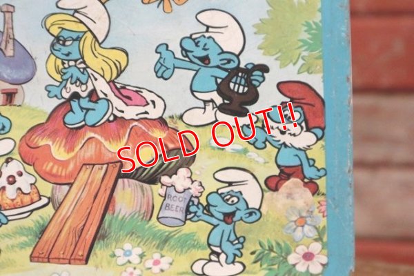画像4: ct-190605-79 Smurfs / 1980's Metal Lunch Box