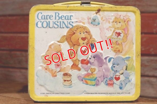 画像1: ct-190605-77 Care Bear Cousins / Aladdin 1985 Metal Lunch Box