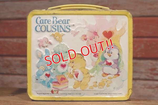 画像4: ct-190605-77 Care Bear Cousins / Aladdin 1985 Metal Lunch Box