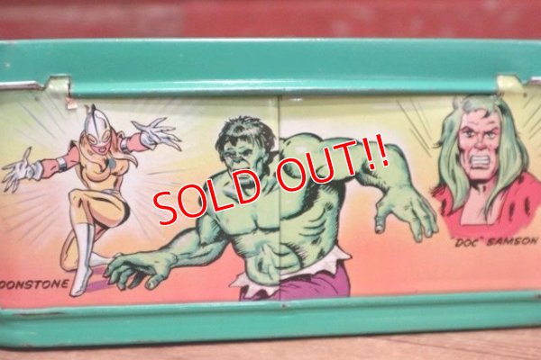 画像9: ct-190605-78 The Incredible Hulk / Aladdin 1978 Metal Lunch Box
