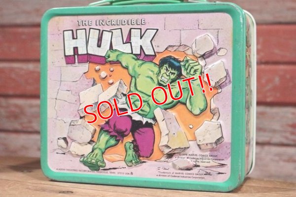 画像4: ct-190605-78 The Incredible Hulk / Aladdin 1978 Metal Lunch Box