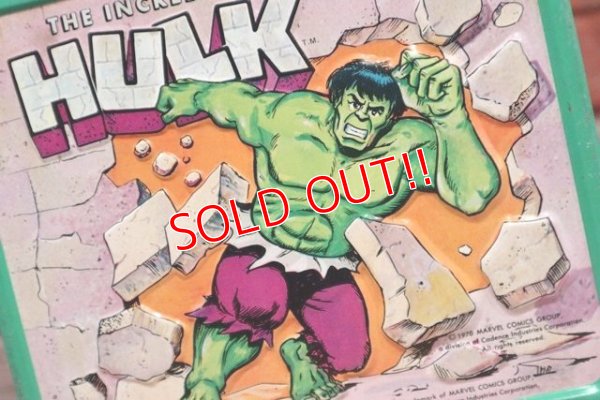 画像5: ct-190605-78 The Incredible Hulk / Aladdin 1978 Metal Lunch Box