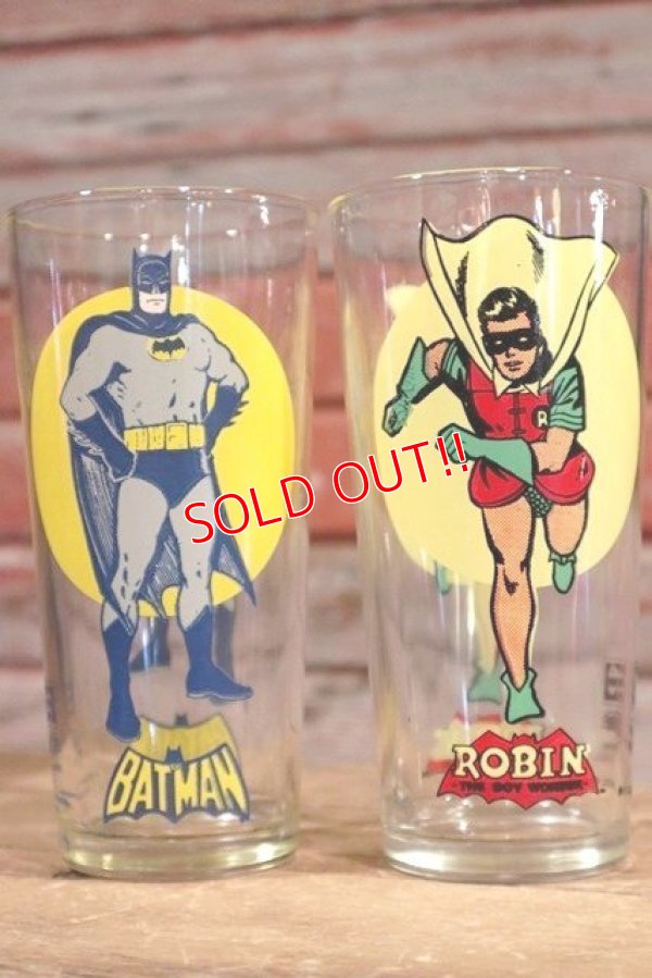 画像1: gs-190301-06 BATMAN & ROBIN / PEPSI 1976 Collector Series Glass Set