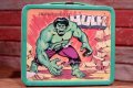 ct-190605-78 The Incredible Hulk / Aladdin 1978 Metal Lunch Box