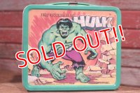 ct-190605-78 The Incredible Hulk / Aladdin 1978 Metal Lunch Box