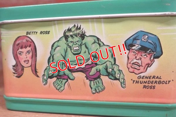 画像7: ct-190605-78 The Incredible Hulk / Aladdin 1978 Metal Lunch Box