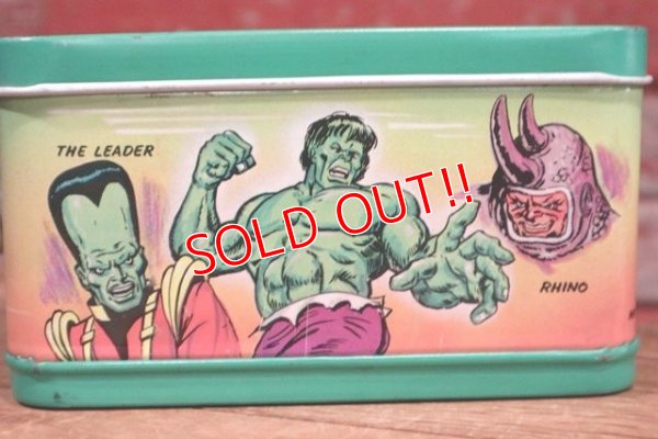 画像6: ct-190605-78 The Incredible Hulk / Aladdin 1978 Metal Lunch Box