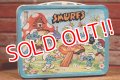 ct-190605-79 Smurfs / 1980's Metal Lunch Box