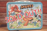 ct-190605-79 Smurfs / 1980's Metal Lunch Box