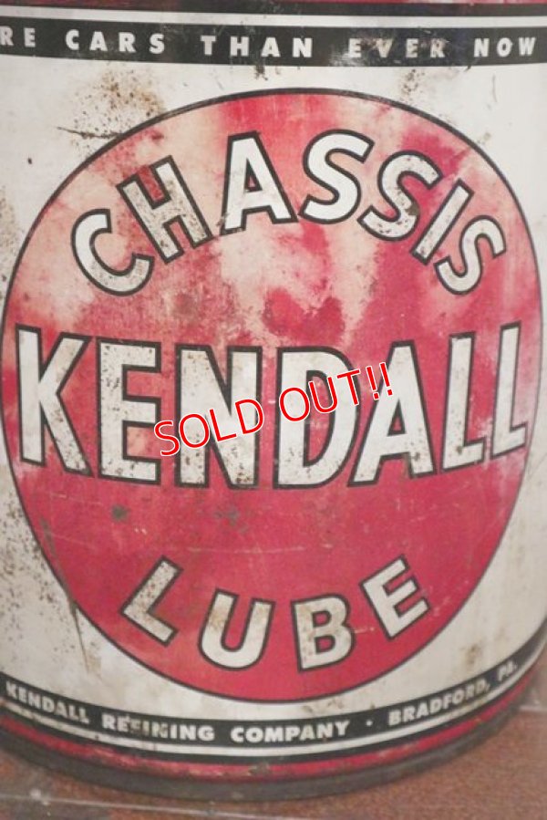 画像2: dp-190601-08 KENDALL LUBE / 1955 5 U.S.Gallons Motor Oil Can