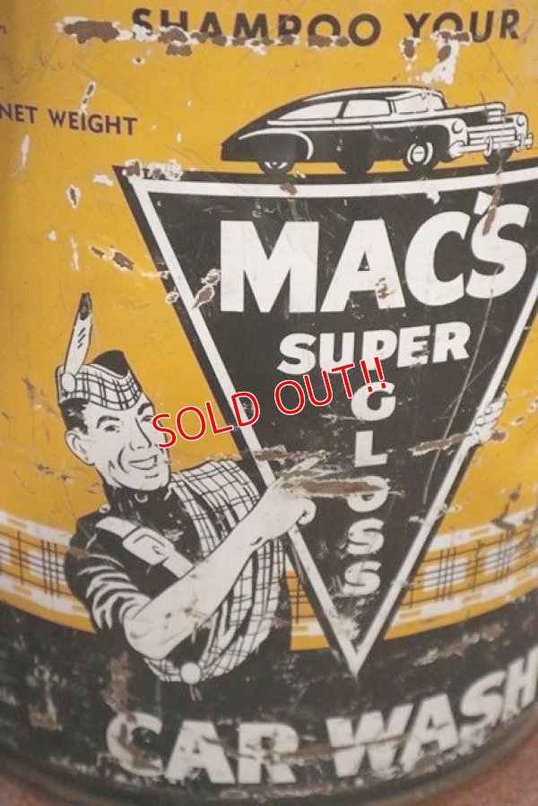 画像4: dp-190601-09 MAC'S SUPER GLOSS / 1959 5 U.S.Gallons Car Wash Can