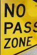 画像2: dp-190601-17 Road Sign "NO PASSING ZONE" (2)