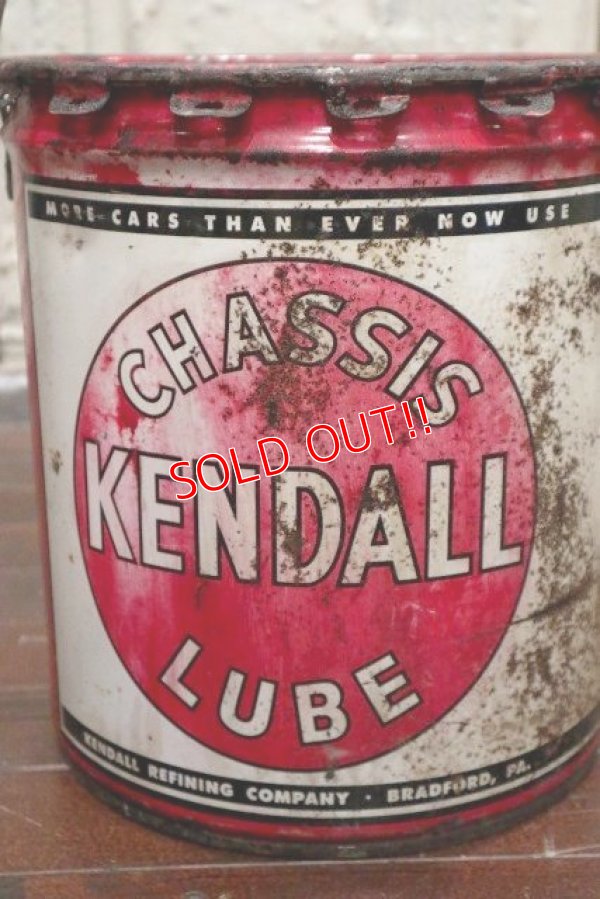 画像3: dp-190601-08 KENDALL LUBE / 1955 5 U.S.Gallons Motor Oil Can